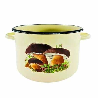 Smaltovaný hrniec hríby 2,0 l Obrázok pre Smaltovaný hrniec hríby 2,0 l