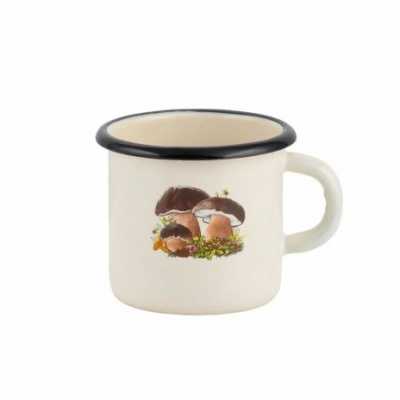 Obrázok pre Smaltovaný hrnček hríby 10 cm