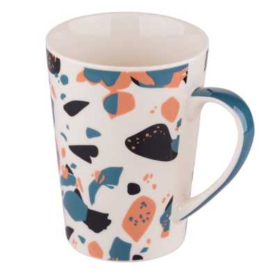Obrázok pre Hrnček porcelánový vysoký 450ml TERRAZZO