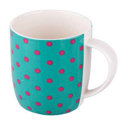 Obrázok pre Hrnček porcelánový 300ml bodky