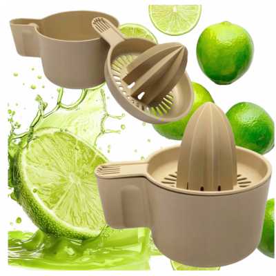 Odšťavovač na citrusy plastový 500ml béžový Obrázok pre Odšťavovač na citrusy plastový 500ml béžový