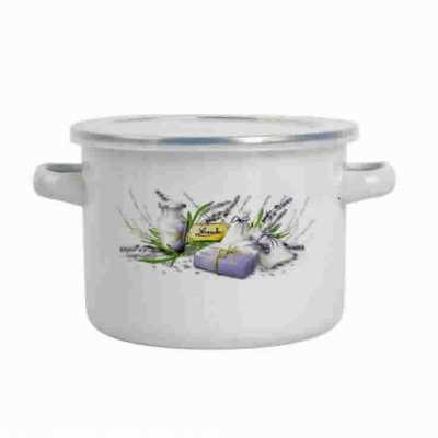 Hrniec smaltovaný Levanduľa 1,3L Obrázok pre Hrniec smaltovaný Levanduľa 1,3L