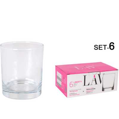Obrázok pre Poháre sada 265 ml 6ks LIBERTY