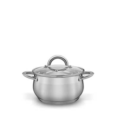 Obrázok pre Hrniec nerezový barel 1.2 l s pokrievkou