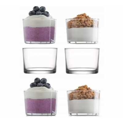 Obrázok pre Šalátová miska sklenená sada 6ks 175ml LAV BODEGA