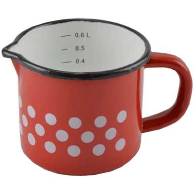 Obrázok pre Hrnček smaltovaný 600ml