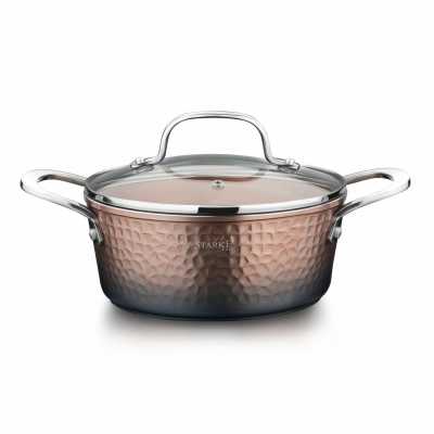 Obrázok pre Glossy Copper hrniec s nepriľnavým povrchom 18 cm</title>