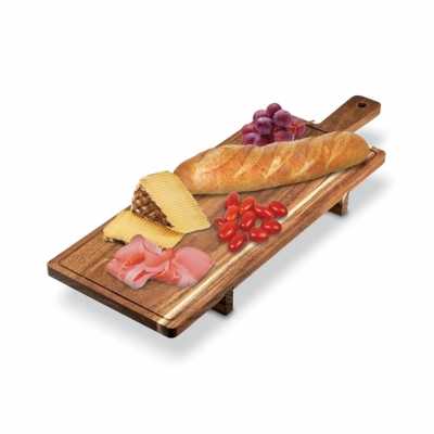 Obrázok pre Dlhá drevená akáciová servírovacia doska 59 x 19,5 cm
