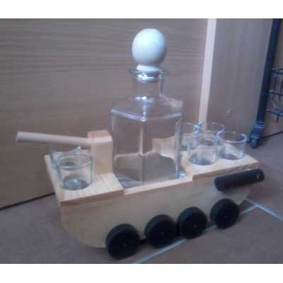 Obrázok pre FLASA + STAMPERLIKY STOJAN