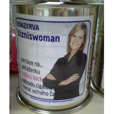 Obrázok pre ZARTOVNE KONZERVA BIZNISMANKY