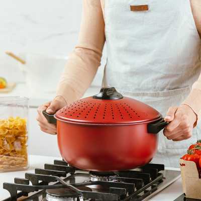 Obrázok pre NAVA Taurus hrniec s pokrievkou na cedenie 24cm