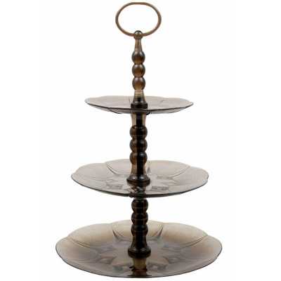 Obrázok pre Stojan na koláče 3 poschodovvý plastový