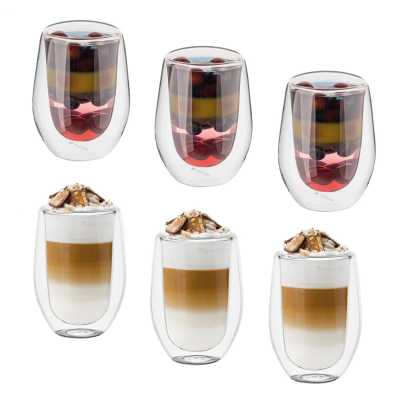 Obrázok pre Poháre s dvojitou stenou na kávu Tadar Sublime 300 ml – 6 ks