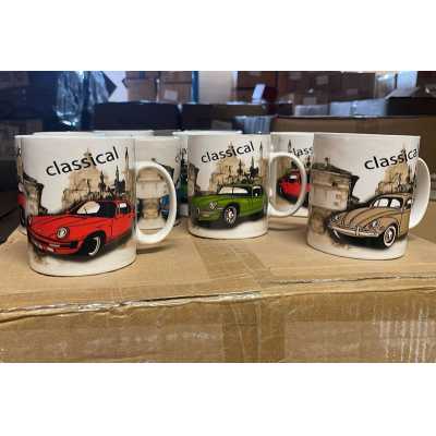 Obrázok pre Porcelánový hrnček 350ML Classic car