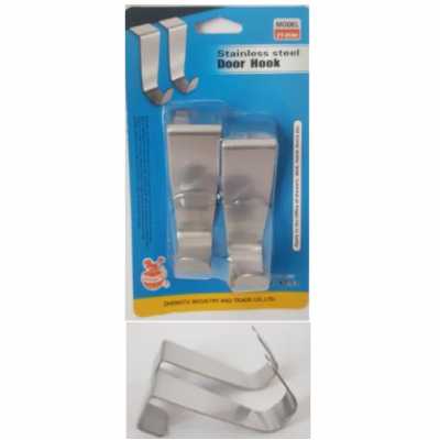 Obrázok pre Vešiak na dvere z nehrdzavejúcej ocele 2ks