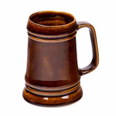 Pohár na pivo hlinený 0,5L Obrázok pre Pohár na pivo hlinený 0,5L
