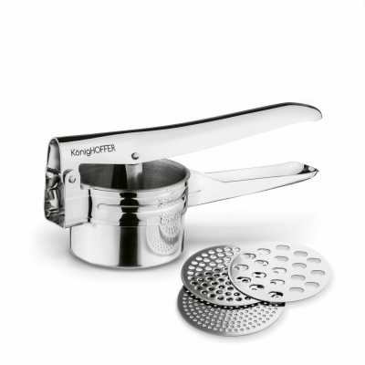 Obrázok pre Pučiak/lis na zemiaky nerezový 3 vložky